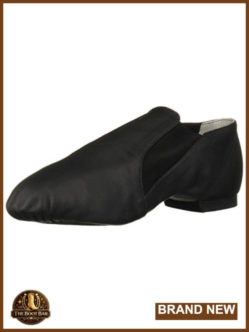 Leather Split Sole Jazz Bootie Dance Shoe